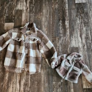 SHEIN- MOMMY AND ME SHERPA JACKETS